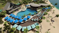 Island Paradise Resort & Tiki Bar Compound Design | SketchUp | Mee Studio