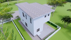 20×30 Feet Small House Plan 6×9 Meter 2 Beds 2 Baths PDF Plan (A4 Hard Copy)