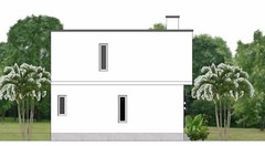 Small House Plan 21×25 Feet 6.5×7.5 Meter 2 Beds 2 Bath Flat Roof (A4 Hard Copy)