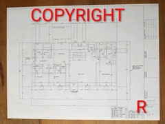 Brighton House Plan 1,512 SQFT 3 BED 2 BATH Ranch Printed House Plan Set