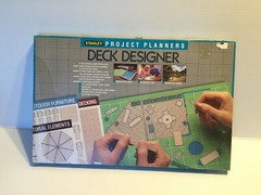 Stanley Project Planners Deck Designer reusable pre-scaled peel and stick