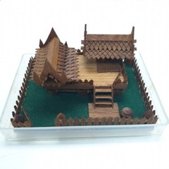 Thai Handmade Wood Antique house designs For Creator House Model Floor Plan