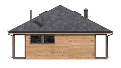 Charming Home 3 Bed, 1 Bath, 729SF Architectural Build Plans PDF Download