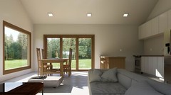 Barndominium House Cabin 2 Bed 2 Bath 40’x35′ 1400 sq ft. | PDF Download