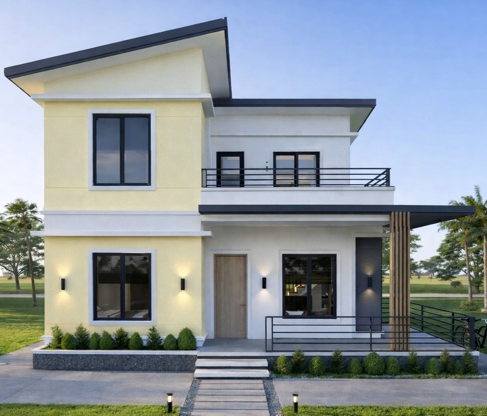 28×33 feet House Plan 8.5×10 meter 4 Beds 2 Baths PDF, CAD Files &A4 Hard Copy