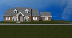 Bungalow 11 – 2008 sqft Brick house plans