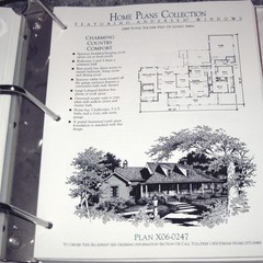 1995 Binder Book of Home Plans Featuring Andersen Windows Contractor’s Edition