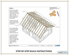 320SF Cabin w/ Loft DIY Plans – 16′ x 20′ Tiny House Build Instructions PDF