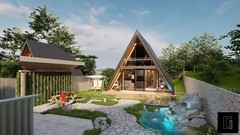 700SF Tiny House Cabin Plans – Blueprints – Modern, Bathroom and Loft