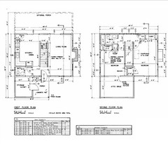 Two-Story 2-Bedroom Home Building Plans | 30’x28′ | 1200sqft | DIY Blueprint
