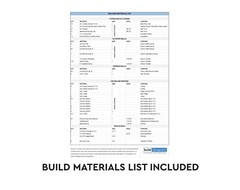32′ x 32′ Modern Vacation Cabin Architectural Plans 1363SF – PDF Download