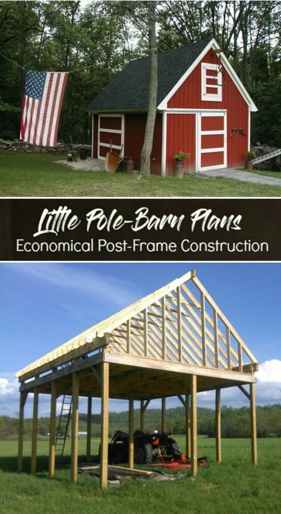 7 Little Backyard Barn Designs – Complete Construction Plans (B5)