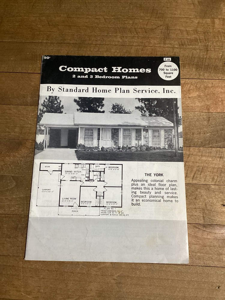 Vintage : Compact Homes 2 And 3 Bedroom Plans/Standard Home Plans Booklet