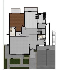 4 bedroom house plan ( on slope land )