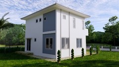 28×22 Feet House Plans Design 8.5X6.5 Meter 3 Beds 3 Baths Hip (A4 Hard Copy)