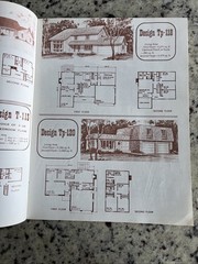Vintage 1970 Cape Cod Salt Box Garrison Homes Plans Design Catalog Blueprints