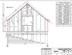 Construction Drawings/ DESIGN / PLANS / Frame house Lauta (KD-90)