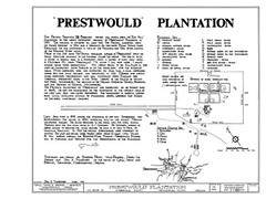 Architectural Home Plans, Prestwould Virginia Plantation Mansion w/ cottages