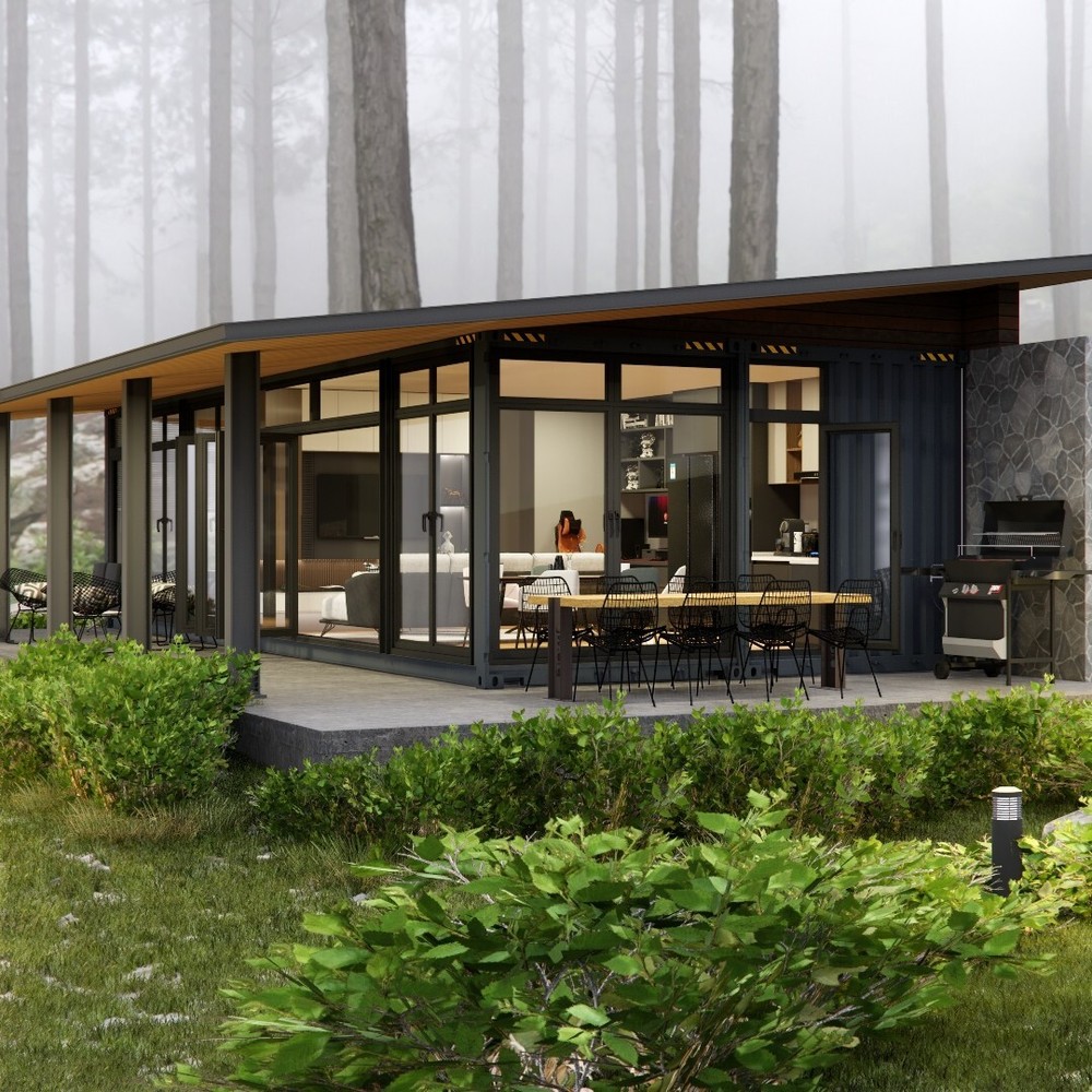 Container house plans – 2 bedrooms – 1 bathroom – Digital PDF File