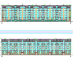 Modern Spacious 2.5 BHK Apartment Plan – 92.5 sqm DWG Layout Available!
