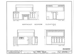 Craftsman Masterpiece by Greene & Greene, architectural prints, 8 Bedrooms