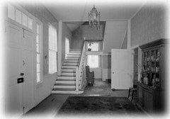 Traditional Colonial Style farmhouse, country home, 2 bedrooms, printed plans