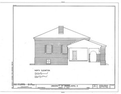 Residence at Univ. of Virginia by Thomas Jefferson, printed house plans set