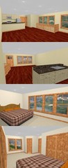 40×42 Apartment with 1-Car 1-RV Garage – PDF FloorPlan – 1,101 sqft – Model 4