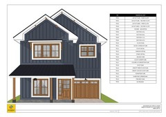 House Plan Modern Simple 3 Bedroom, 3 Bathroom – PRO 6