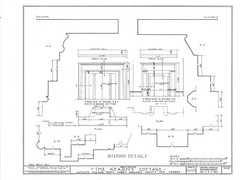 Plans for a Saltbox style Colonial home, Kearney Cottage, 1784, 2-3 bedrooms