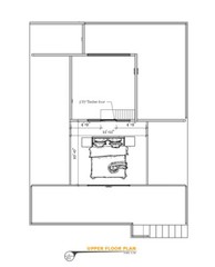 Modern A-Frame Cabin House Plan With 3D Images And PDF For Blueprint Plans