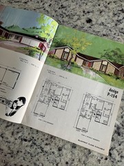 Vintage 1972 MCM Home Plans Design Catalog Blueprints Ranch Split-Level Houses