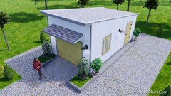 13×23 Garage Shed Roof 4×7 Meter 1 Car Shed Plan PDF Plans (A4 Hard Copy)