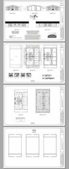 30×40 Duplex — 2 Bedroom 1 Bath — 1,200 sq ft — PDF Floor Plan — Model 4A