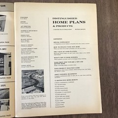 1968 Contemporary MCM Home Plans HOUSE Floor Plans Book SEE INDEX