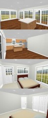 24×32 House — 1 Bedroom 1.5 Bath — 830 sq ft — PDF Floor Plan — Model 7