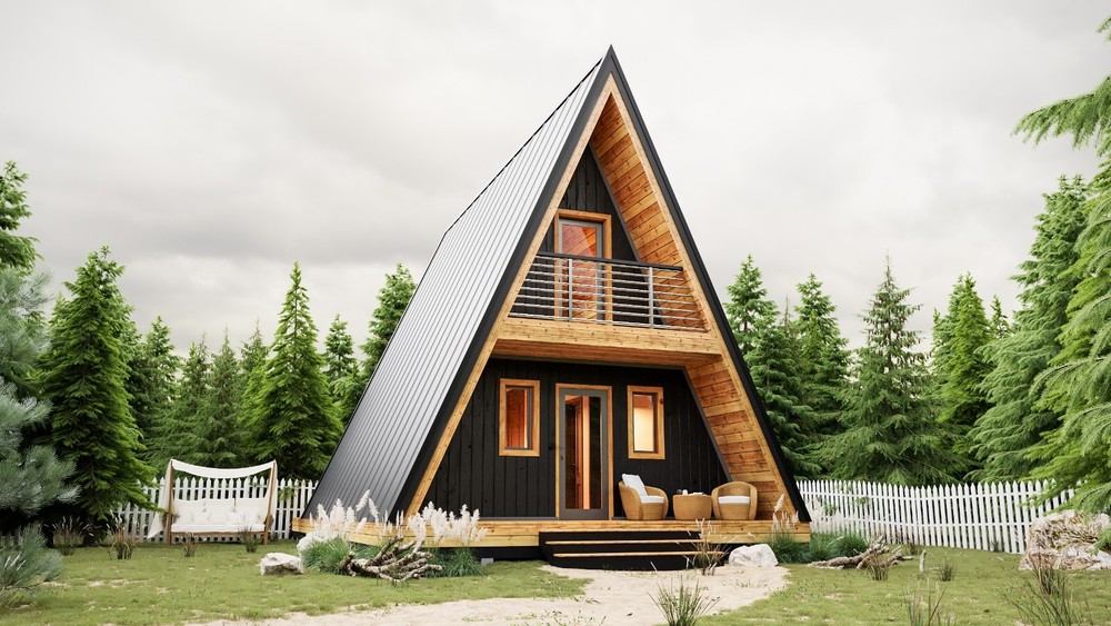22’x42′ Tiny House Plan 1 Bed, 1 Bath Architectural Build Plans PDF Download