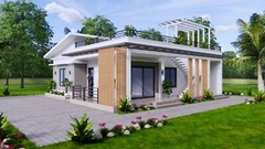 33×33 Feet Small House Plan 10×10 Meter 3 Bed 2 Bath Terrace PDF & A4 Hard Copy