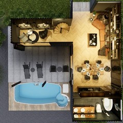 Container house plans – 2 bedrooms – 2 bathrooms – Digital PDF File
