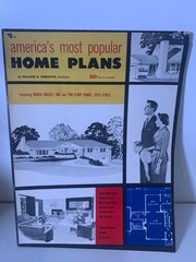 Vintage America’s Most Popular Home Plans Book by William Chirgotis 1954
