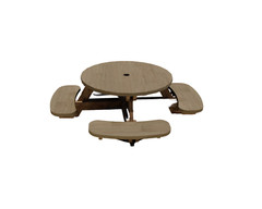 Round Picnic Table Woodworking Plans – Complete Guide with Shopping List & More