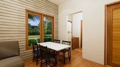 23×23 Small House Design 7×7 Meter Gable Roof 1 Bed 1 Bath (A4 Hard Copy)