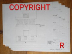 Creekside House Plan 1,639 SQFT 3 BED 2.5 BATH 1.5 Story Printed House Plan Set