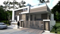 House Plan 40×60 Feet 12×18 Meter 3 Beds 2 Baths Terrace Roof (A4 Hard Copy)