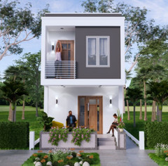 Small House Plan 4×7 M 13×23 Feet 2 Beds PDF Plan PDF Full Plan (A4 Hard Copy)