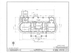 Gloucester, a Natchez mansion of Antebellum grace, architectural prints