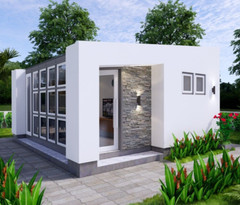 16×20 Feet Small House 5×6 Meter 1 Bed 1 Bath Steel Frame PDF and (A4 Hard Copy)
