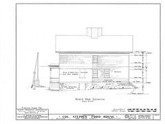 Early Colonial timber framed house, 4 bedrooms, printed architectural plans