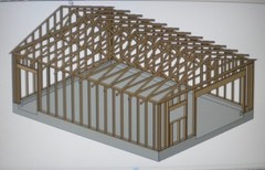 PERMIT READY 18′ X 24′ GARAGE PLAN DRAWN TO SCALE BLUEPRINTS AND MATERIALS LIST