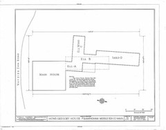 Dutch Colonial house plans, detailed blueprints, New England home, printed plans